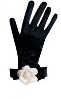 Stain black gloves