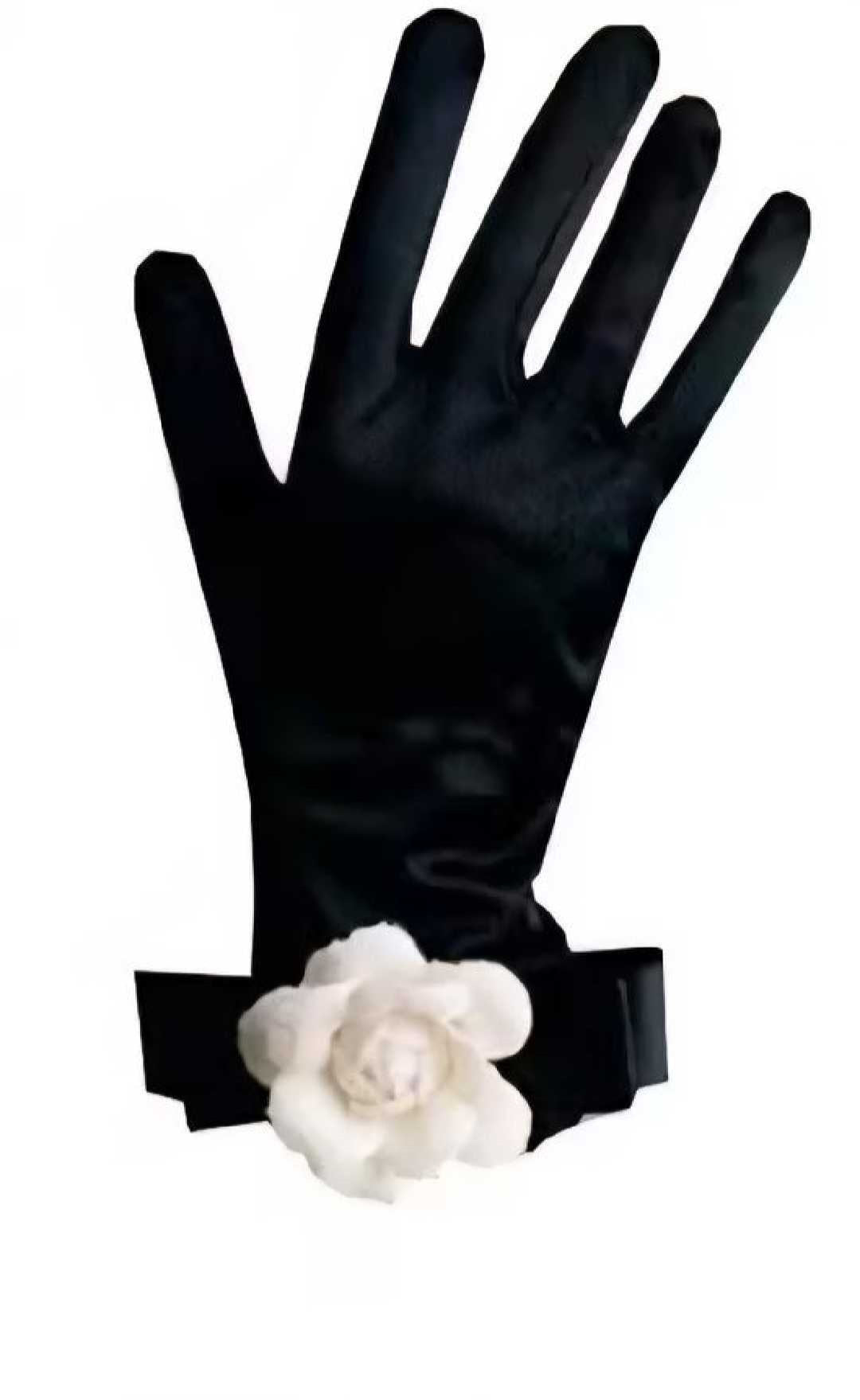 Stain black gloves